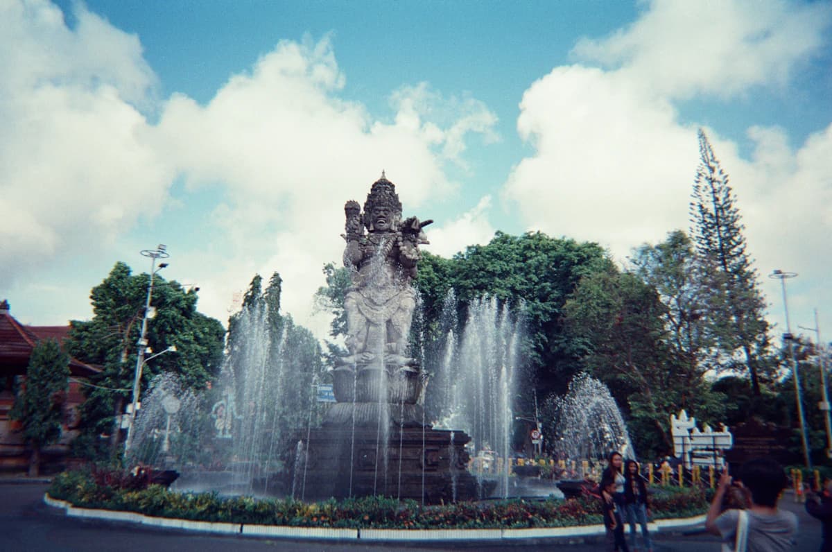 Dining and travel atmosphere in Denpasar, Bali