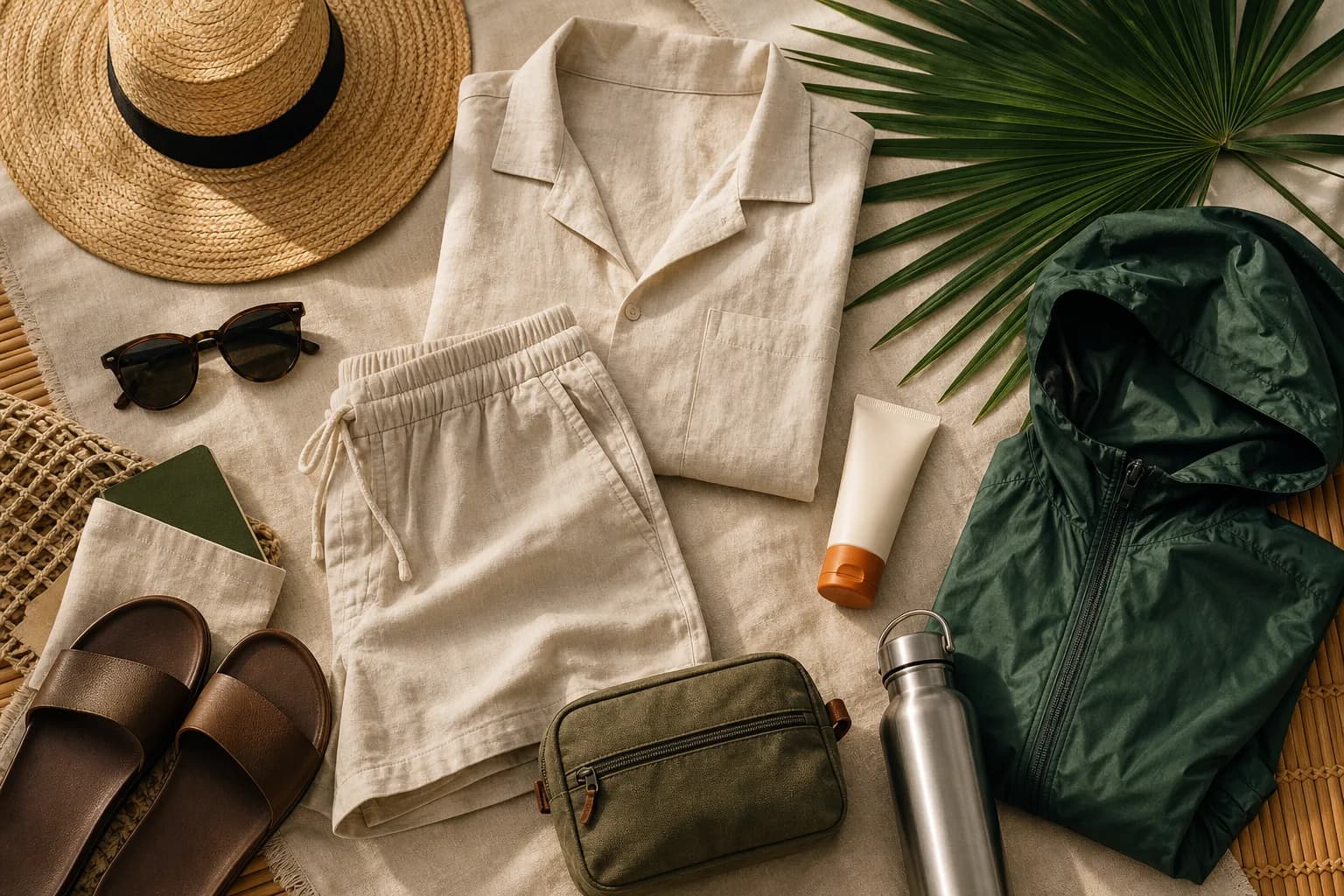 Travel essentials for a Bali packing list